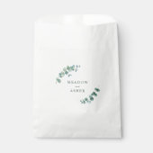 アデレード水の色ユーカリ結婚ス フェイバーバッグ (正面)