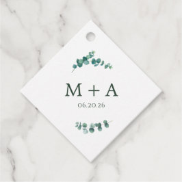 アデレード結婚モノグラム フェイバータグ