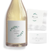 アデレード結婚モノグラム 縁ありカクテルナプキン