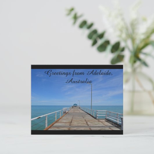 アデレード・オーストラリアからの挨拶 ポストカード (スタンド正面)