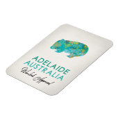 アデレード・オーストラリア・ウォンバット マグネット (左側)