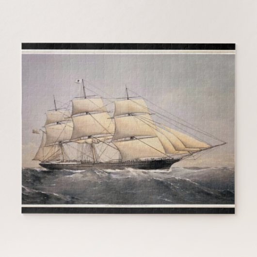 アデレード・クリッパーの市1800s ジグソーパズル (横)