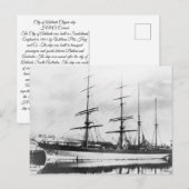 アデレード・クリッパーの市1800s ポストカード (正面/裏面)