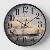 アデレード・クリッパーの市1800s 壁時計 (正面)