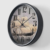 アデレード・クリッパーの市1800s 壁時計 (傾斜)