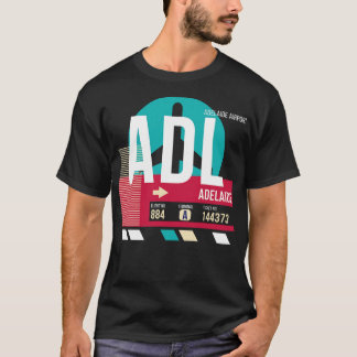 アデレード ADL オーストラリア 空港コード 手荷物タグ Tシャツ