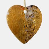 アデレ，ザレディイン金ゴールド – グスタフクリムト セラミックオーナメント (右)