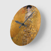 アデレ,ザレディイン金ゴールド – グスタフクリムト ラウンド壁時計 (傾斜)