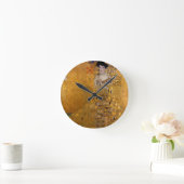 アデレ,ザレディイン金ゴールド – グスタフクリムト ラウンド壁時計 (ホーム)