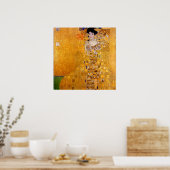 アデレ・ブロッホ・バウアーIのポートレート – グスタフクリムト ポスター (キッチン)