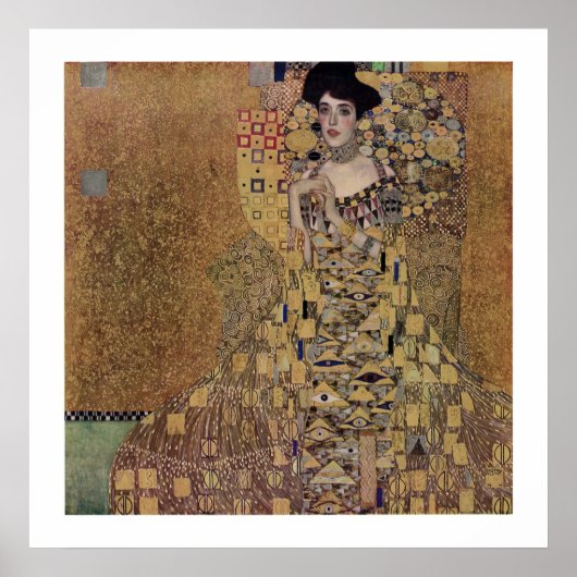 アデレ・ブロッホ・バウアーIポートレート ポスター (正面)