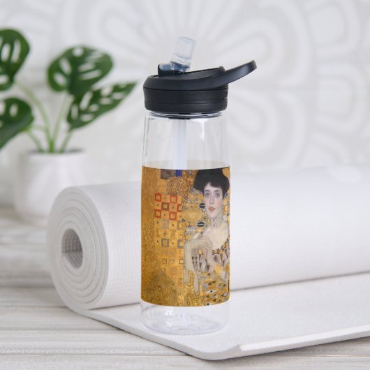 アデレ、レディ・イン・金ゴールドby Gustavクリムト、ヴィンテージ ウォーターボトル (ヨガ)
