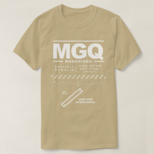 アデン国際的アデエアポートMGQ Tシャツ