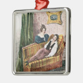 アデールのd'Herveyの役割のMarieドーバル メタルオーナメント (左)