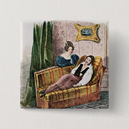 アデールのd'Herveyの役割のMarieドーバル 缶バッジ (正面)