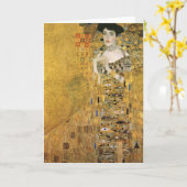 アデールBloch-Bauerのポートレート カード (黄色い花)