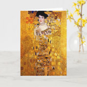 アデールBloch-Bauer Iの挨拶車のクリムトのポートレート カード (黄色い花)