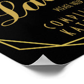 アトエレガントルデコ女性化粧室の看板 – トイレタリー ポスター (角)