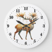 アトエレガントルデコ ラージ壁時計 (正面)