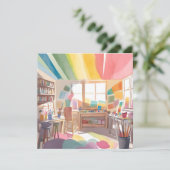 アトカラフルルスタジオ | 水彩絵を描カード (スタンド正面)