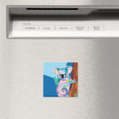 アトカラフルルポップ・アートのコアラポートレート マグネット (インサイチュ (食洗機))