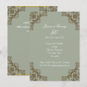 アトクラシックルデコ 招待状 (正面/裏面)