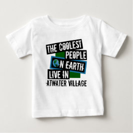 アトクールウォーター村に住む地上の人々 ベビーTシャツ