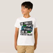 アトクールウォーター村に住む地上の人々 Tシャツ (正面フル)