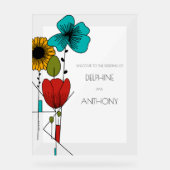 アトコンテンポラリールノヴォーフローラ結婚ズ アクリルサイン (正面)