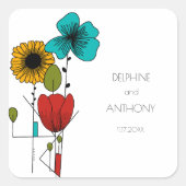 アトコンテンポラリールノヴォーフローラ結婚ズ スクエアシール (正面)