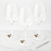 アトコンテンポラリールノヴォーフローラ結婚ズ ワイングラスタグ (セット)