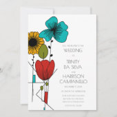 アトコンテンポラリールノヴォーフローラ結婚ズ 招待状 (正面)