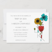 アトコンテンポラリールノヴォーフローラ結婚ズ 招待状 (正面)