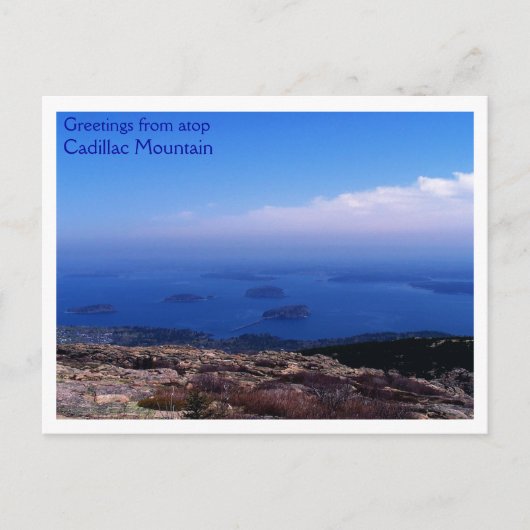 アトップカデラックマウンテン ポストカード (正面)