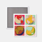 アトポップ・アートのルアース マグネット (正面/裏面)