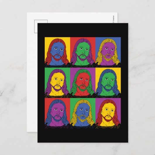 アトポップ・アートのルイエス ポストカード (正面/裏面)