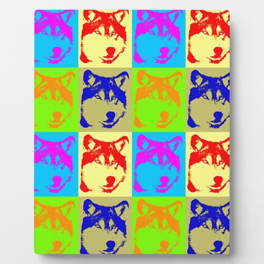 アトポップ・アートのルウルフアイズ フォトプラーク (正面)