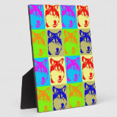 アトポップ・アートのルウルフアイズ フォトプラーク (側面)