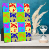 アトポップ・アートのルウルフアイズ フォトプラーク (側面)