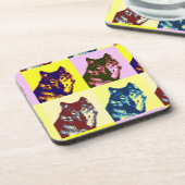 アトポップ・アートのルウルフ コースター (左側)