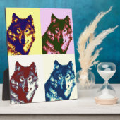 アトポップ・アートのルウルフ フォトプラーク (側面)