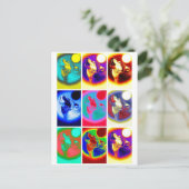 アトポップ・アートのルウルフ ポストカード (スタンド正面)