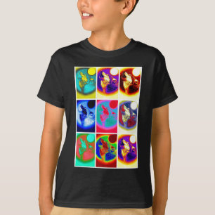 アトポップ・アートのルウルフ Tシャツ