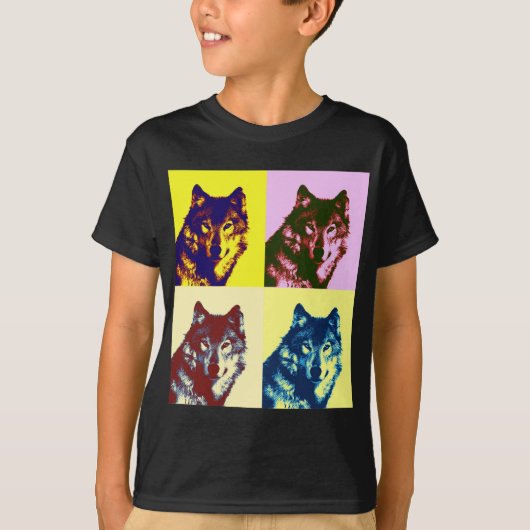 アトポップ・アートのルウルフ Tシャツ (正面)