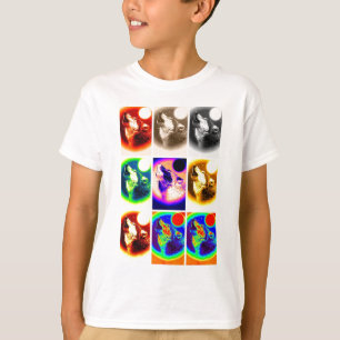 アトポップ・アートのルウルフ Tシャツ