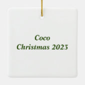 アトポップ・アートのルキャット セラミックオーナメント (裏面)