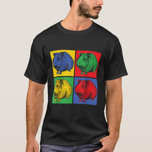 アトポップ・アートのルギニアピグ Tシャツ (正面)