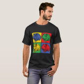 アトポップ・アートのルギニアピグ Tシャツ (正面フル)