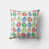 アトポップ・アートのルギニア豚パタカラフルーン クッション (裏面)