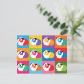 アトポップ・アートのルギニア豚 ポストカード (スタンド正面)